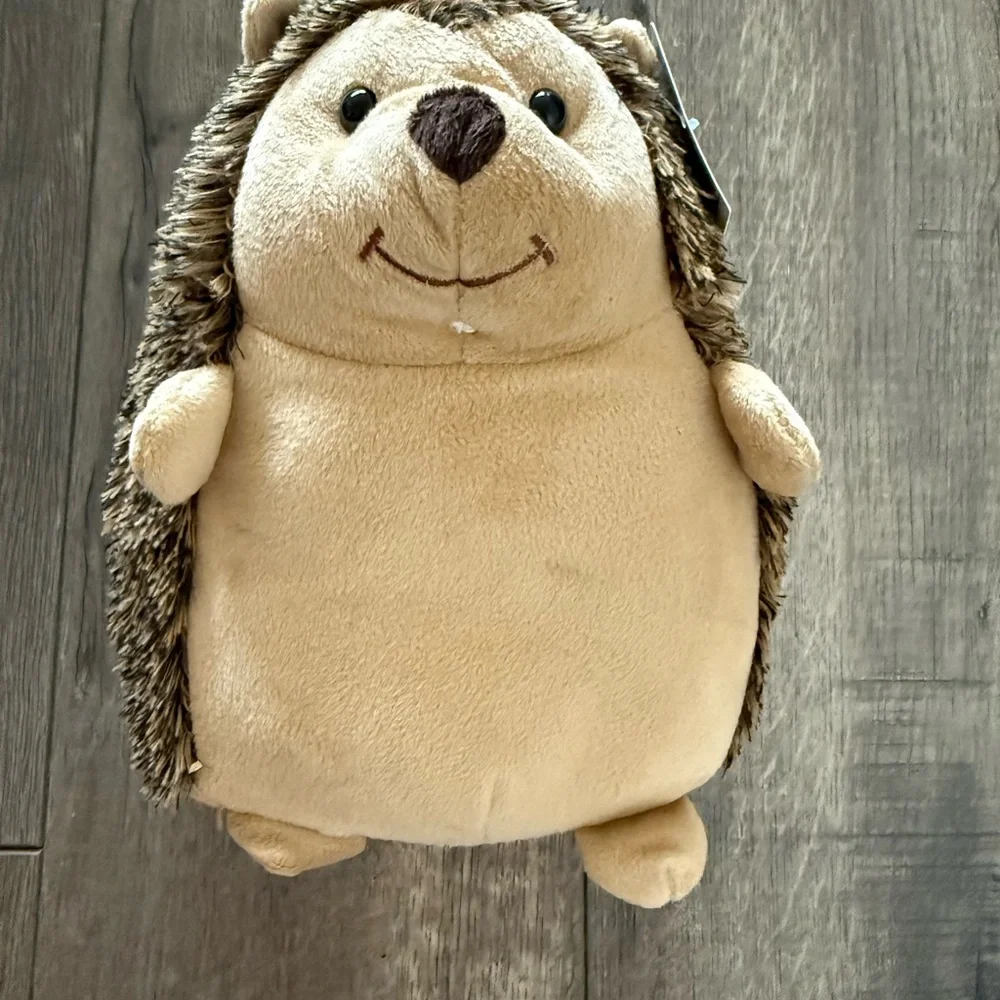 NWT Hedgehog Weighted Interior Doorstop Fabric Stuffed Animal Door Stopper